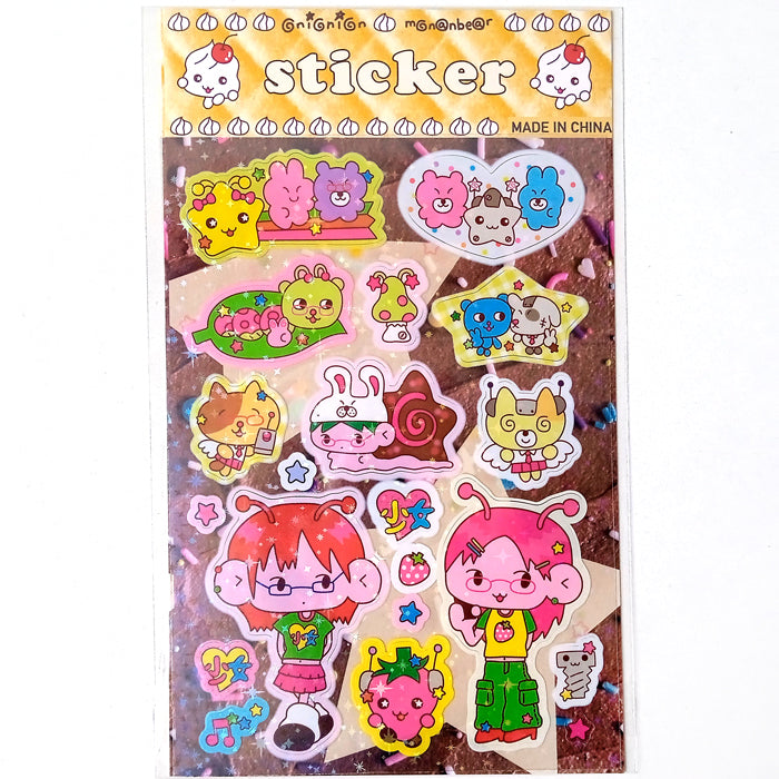 CANDY ALIENS STICKERS – MONANBEAR
