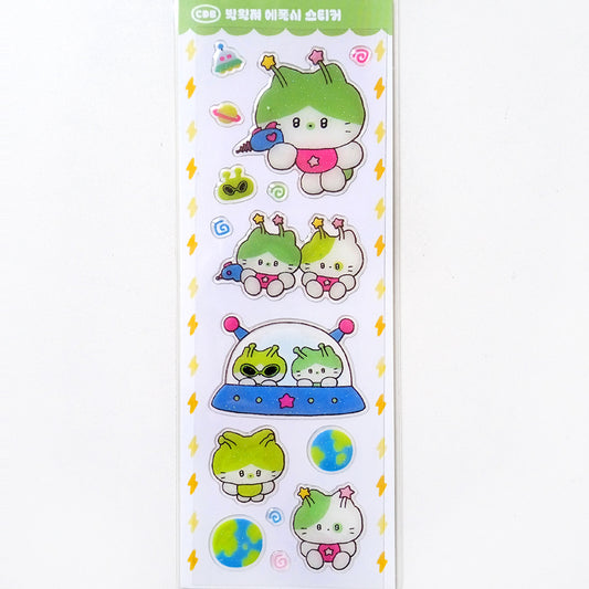 ALIEN CATS 3D STICKERS – CATDABANG