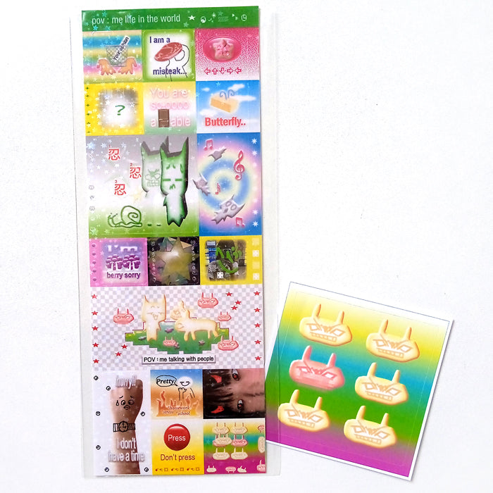 POV: ME LIFE IN THE WORLD STICKERS – ANKK