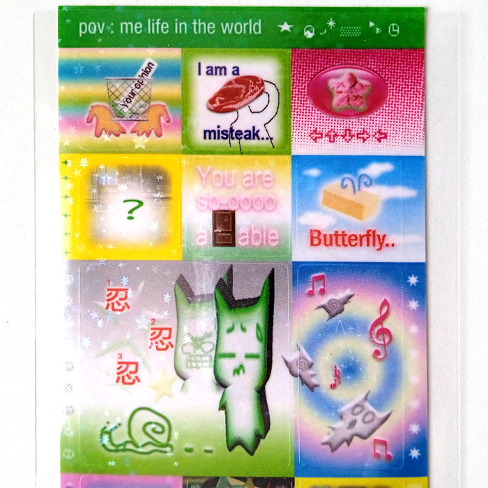 POV: ME LIFE IN THE WORLD STICKERS – ANKK