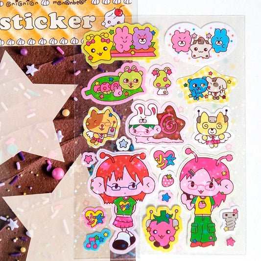 CANDY ALIENS STICKERS – MONANBEAR