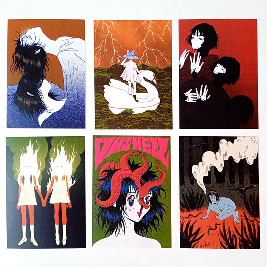 VHS HELL POSTCARD SET – XUH