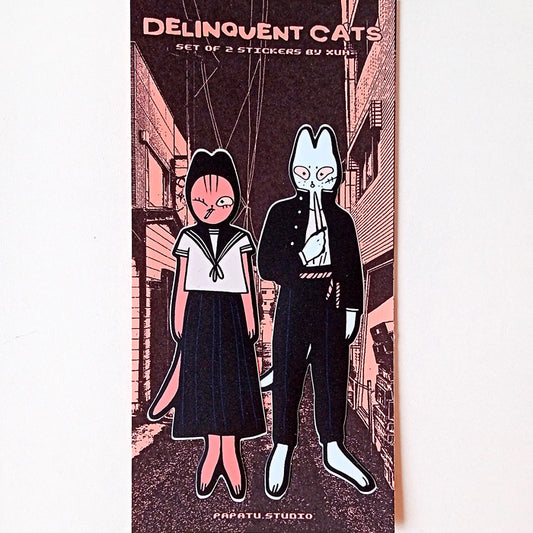 DELINQUENT CATS STICKERS – XUH