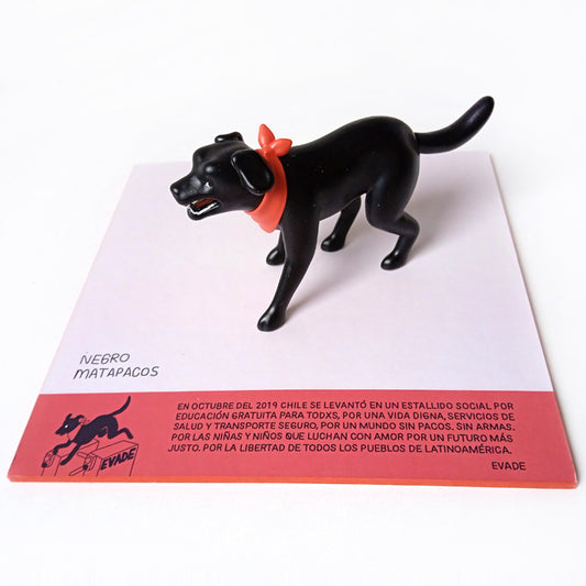 NEGRO MATAPACOS ART TOY – MALDITO PERRITO