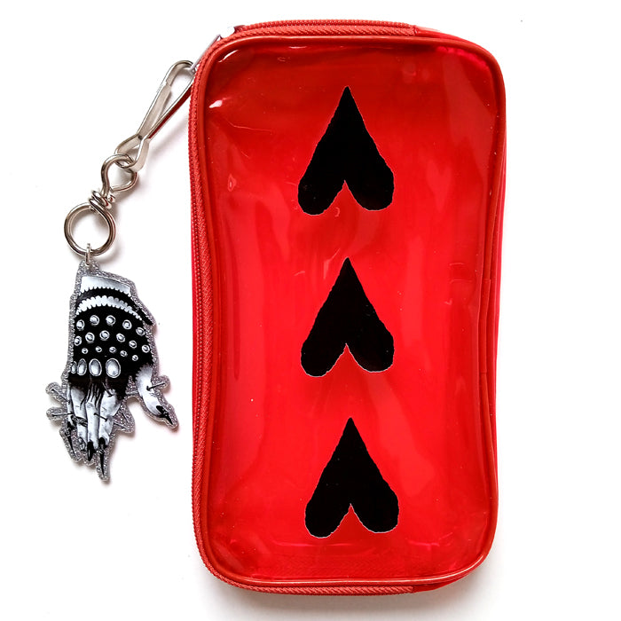 RED HEARTS BAG & HAND KEYCHAIN SET – BERE MEDINA