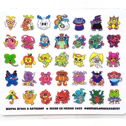 SPECIAL CHARACTER STICKERS – WAYNE BRUCE