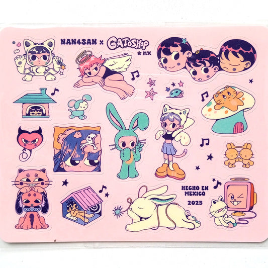 CYBER DREAMS STICKERS – NAN4SAN