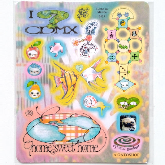 HOME SWEET HOME STICKERS – CYMATIC GARDEN