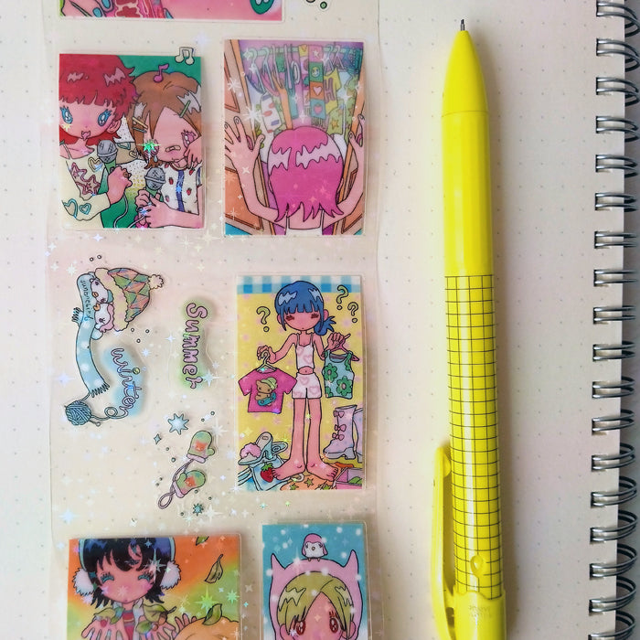 THE FOUR SEASONS STICKER ROLL – SUNONEBIRD