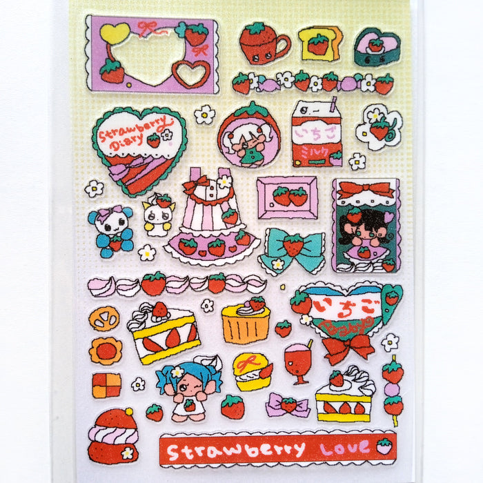 STRAWBERRY STICKERS – CREAMHONEY