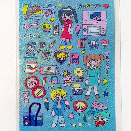 GIRL DATE STICKERS – CREAMHONEY