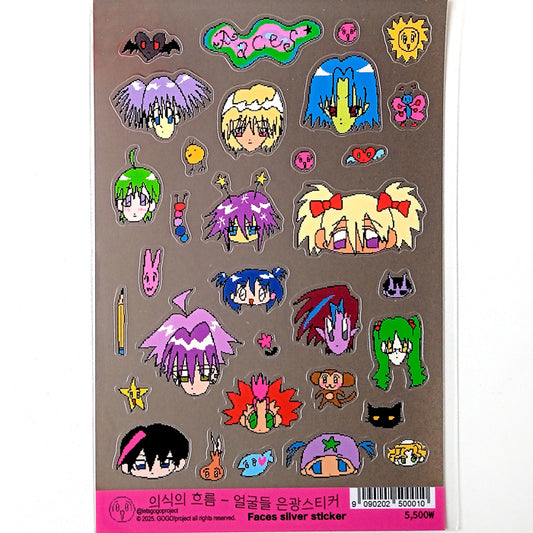 FACES STICKERS – GOGO! PROJECT