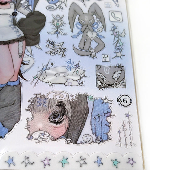 BLACK BUNNY STICKERS – PICKY BONE