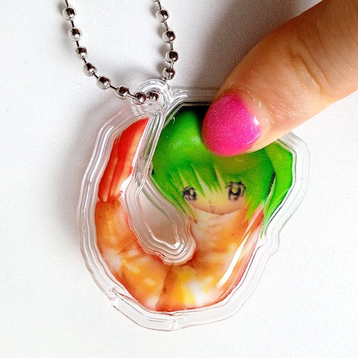SHRIMP GIRL KEYCHAIN – GYEONG MIN