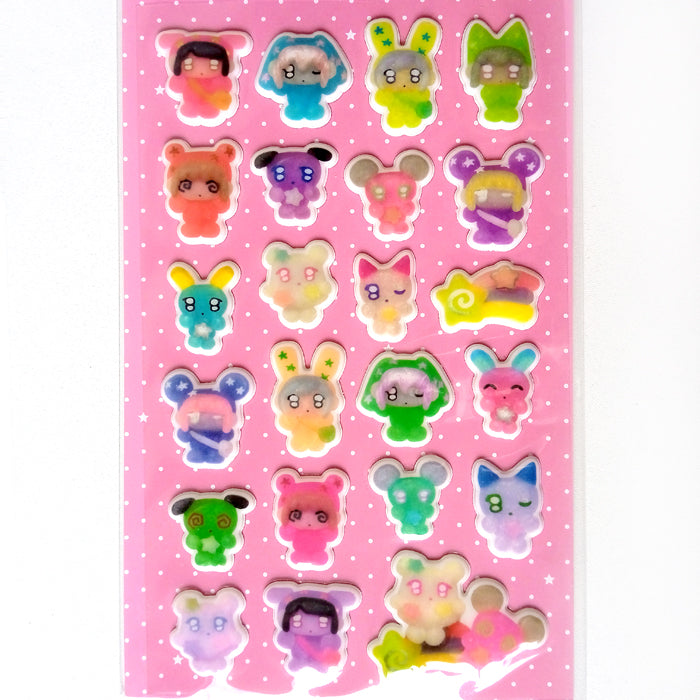 SOFT JELLY 3D CRITTER STICKERS – HUHUEE