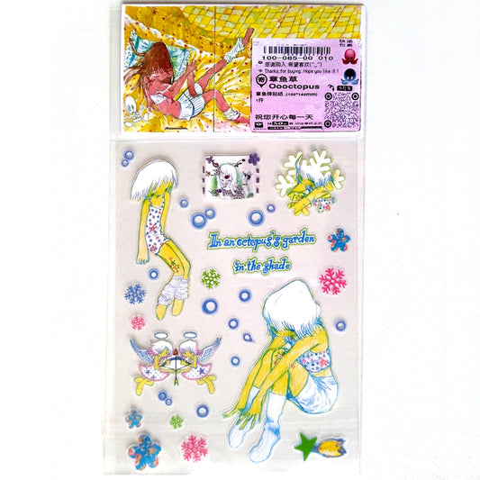 SNOWFLAKE GARDEN STICKERS – OOOCTOPUS