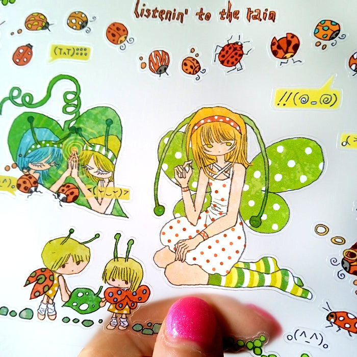 SPRING FAERIES STICKERS – OOOCTOPUS