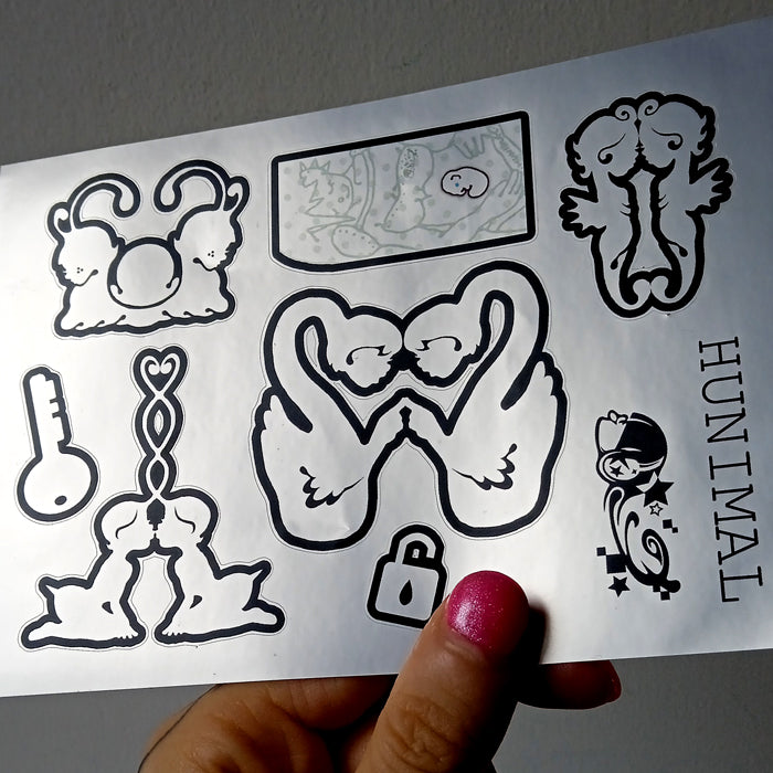 UNLOCK ME STICKERS – HUNIMAL