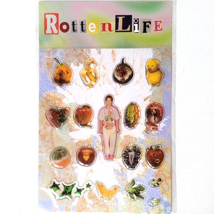 ROTTEN LIFE 3D STICKERS – BROKEN JOYSTICK