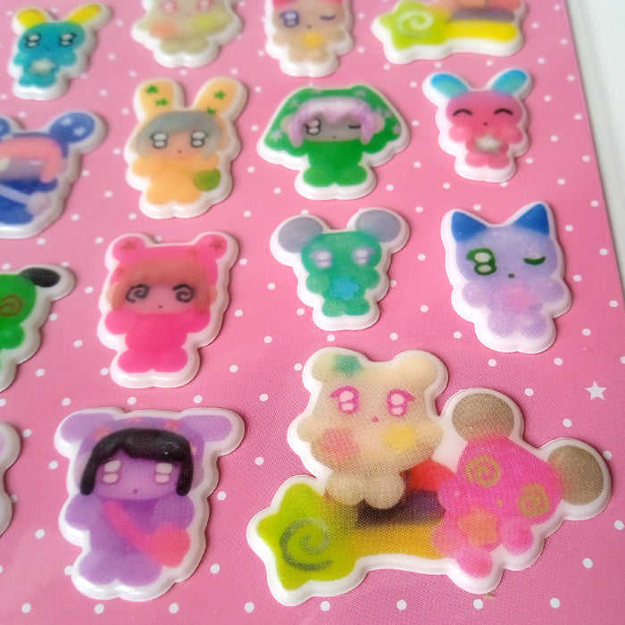 SOFT JELLY 3D CRITTER STICKERS – HUHUEE