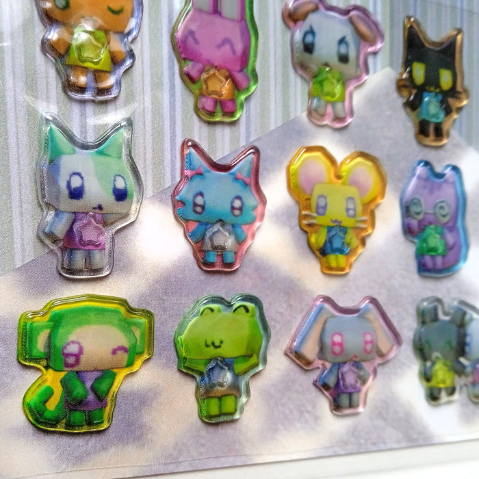 LOW POLY 3D CRITTER STICKERS – HUHUEE