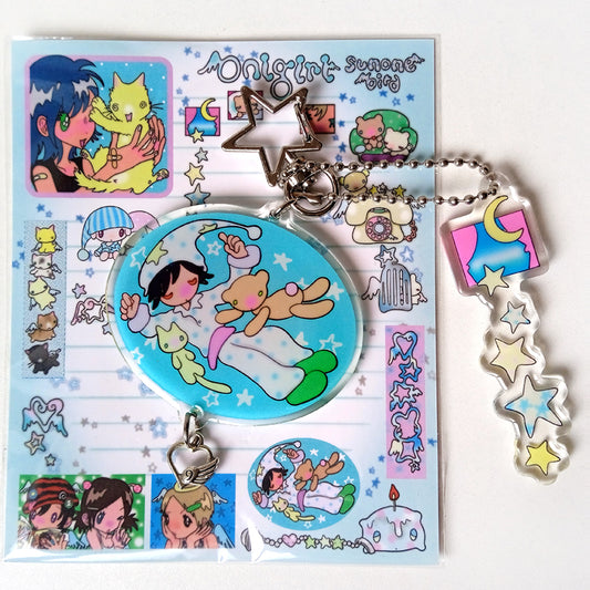 SLEEPY KEYCHAIN – SUNONEBIRD