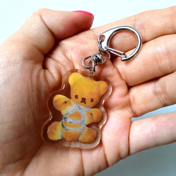 SHIBARI BEAR KEYCHAIN – XUE MIAN DOU SHA