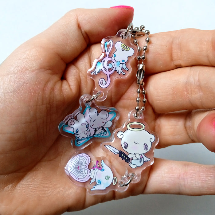 TOUGH BUNNY KEYCHAIN – SUNONEBIRD