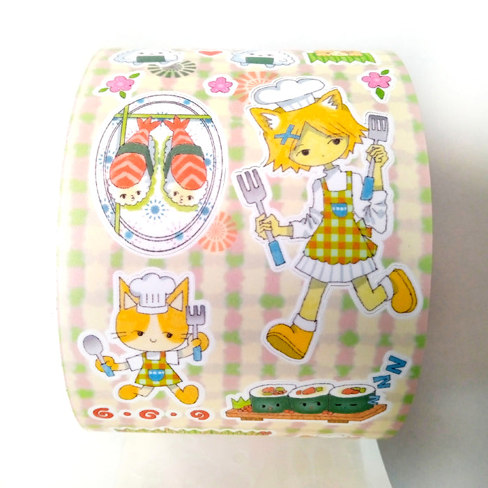 SUSHI STICKER ROLL – OOOCTOPUS