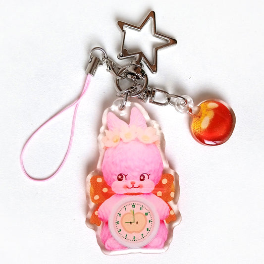RETRO RABBIT KEYCHAIN
