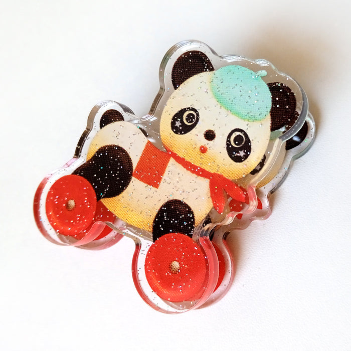 RETRO PANDA CLIP
