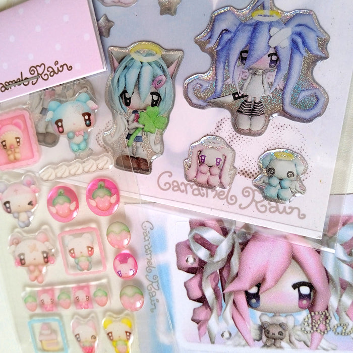PRECIOUS STICKER SET – CARAMEL RAIN