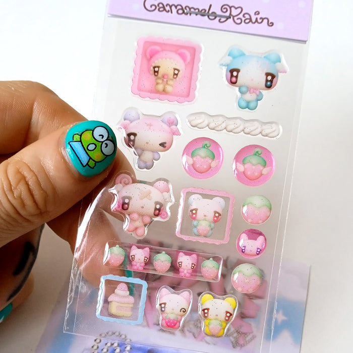 PRECIOUS STICKER SET – CARAMEL RAIN
