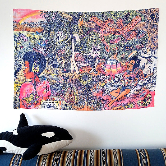 VIRTUAL JUNGLE TAPESTRY – INECHI