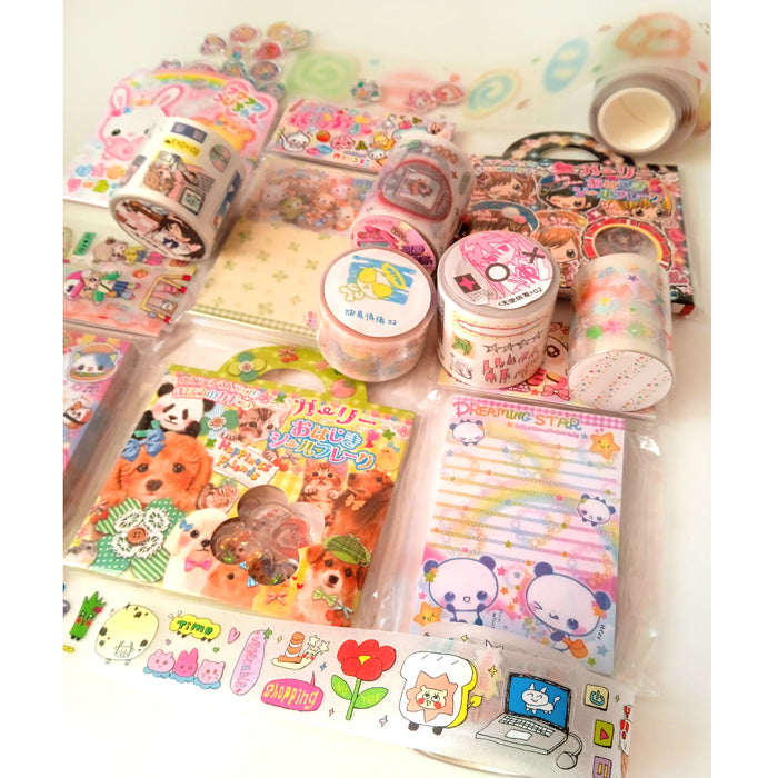 LUCKY MEMO & STICKER ROLL BAG