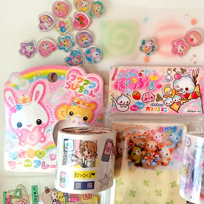 LUCKY MEMO & STICKER ROLL BAG