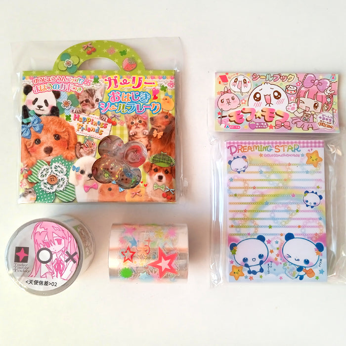 LUCKY MEMO & STICKER ROLL BAG