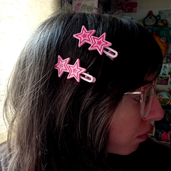 KAWAII STAR HAIRCLIPS