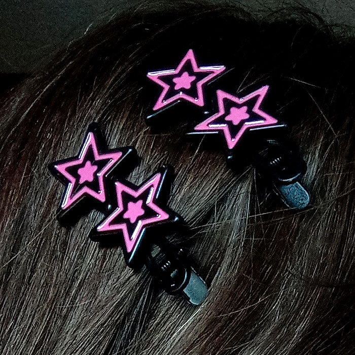 EMO STAR HAIRCLIPS