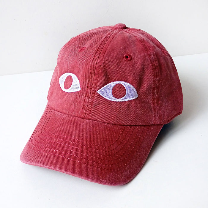 EYES HAT ★ RED DENIM