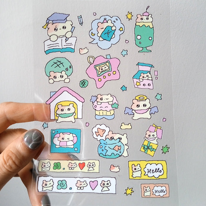 HAMSTER STICKERS – CREAMHONEY