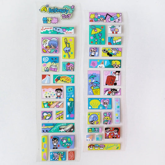 A LEISURELY DAY STICKERS – CREAMHONEY