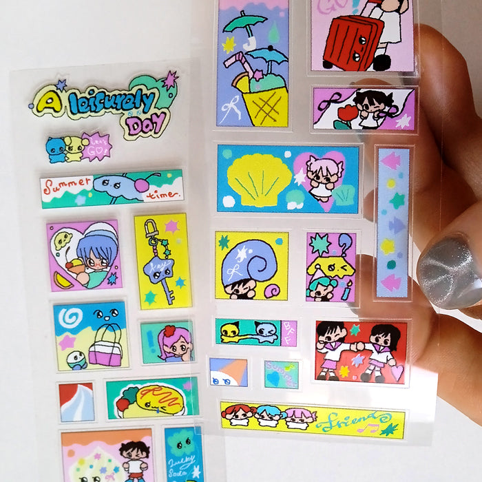 A LEISURELY DAY STICKERS – CREAMHONEY