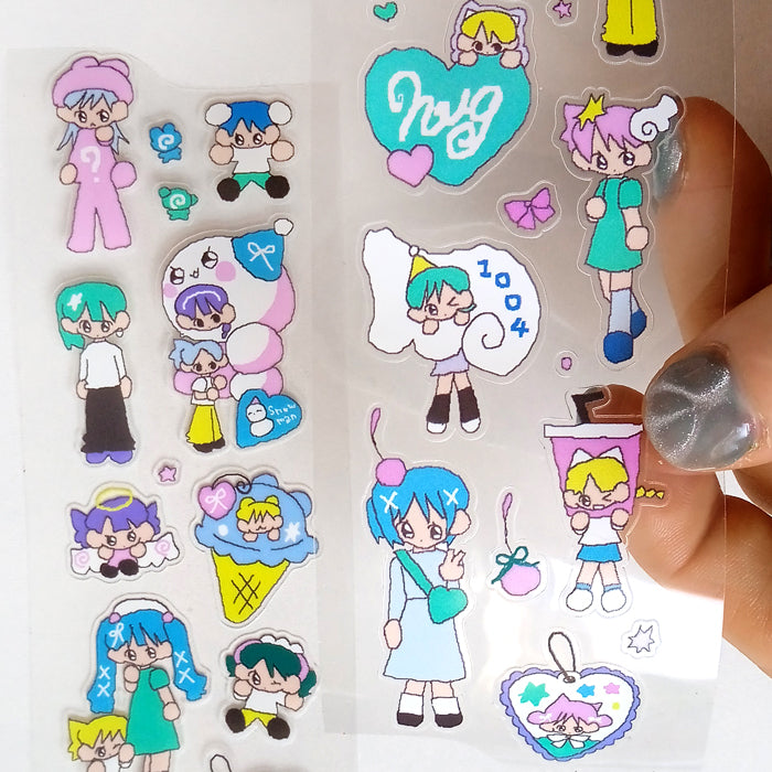 GIRLS STICKERS – CREAMHONEY