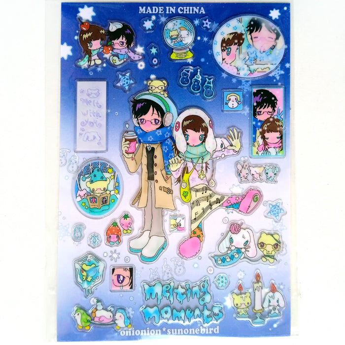 MELTING MOMENTS 3D STICKERS – SUNONEBIRD