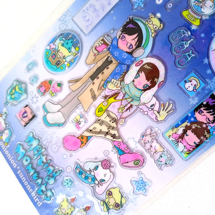 MELTING MOMENTS 3D STICKERS – SUNONEBIRD