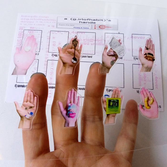 HANDS STICKERS – TUNGYAN CHOY