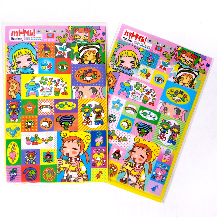 RAINBOW HAT TIME STICKERS – RIRICOZOO