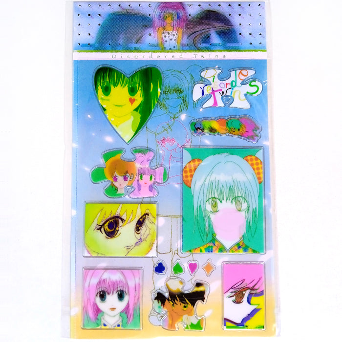 THAT SUMMER AT THE POOL 3D STICKERS – DISORDERED TWINS