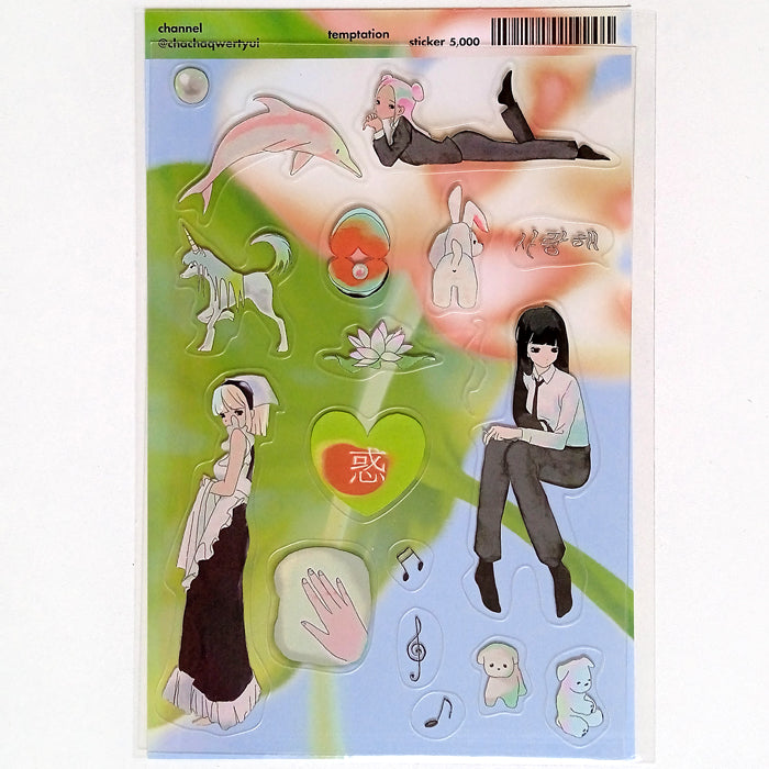 TEMPTATION STICKERS – CHANNEL